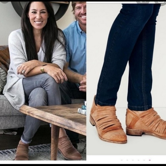 Free People Lost Valley Bootie booties size 37 Distressed - Picture 6 of 13